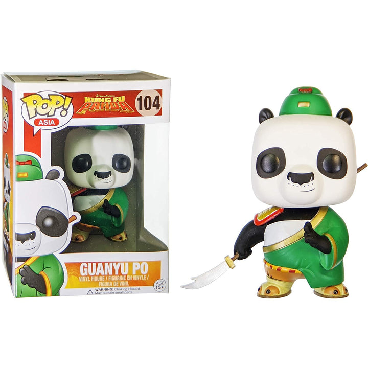 Funko Pop! Asia Exclusive: Guanyu Po #104 - Kung Fu Panda Vinyl Figure
