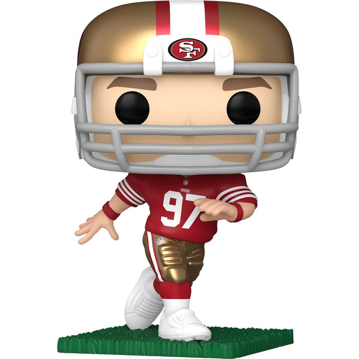 Funko Pop! Sports: NFL San Francisco 49ers - Nick Bosa #297 Vinyl Figure (Red & Gold Uniform)