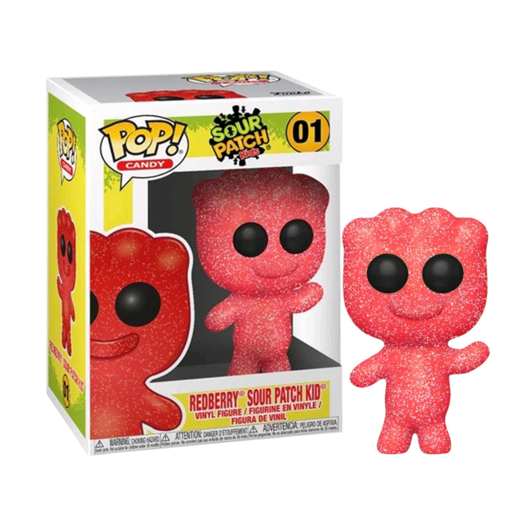 Funko Pop! Candy: Sour Patch Kids Vinyl Figures - Red, Blue, Orange, & Lemon