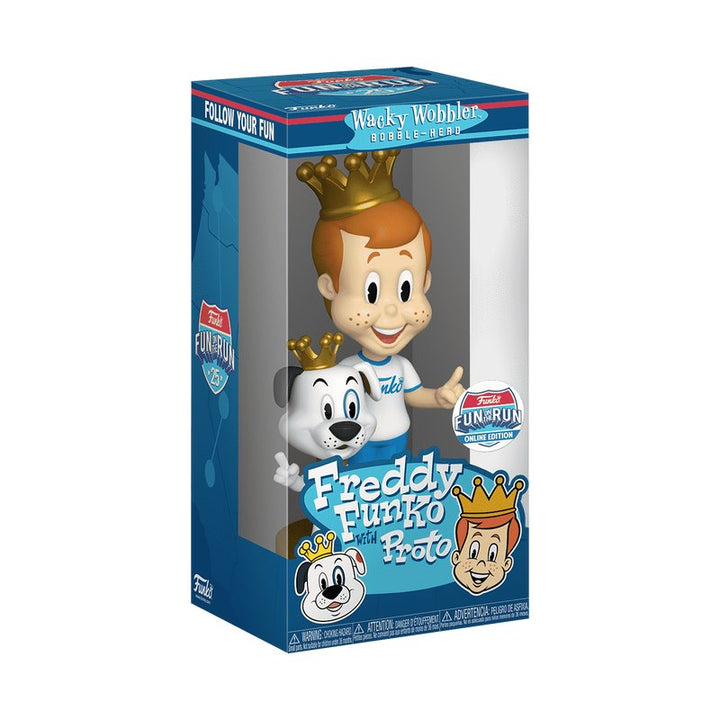 Freddy Funko with Proto 25th Anniversary Wacky Wobbler