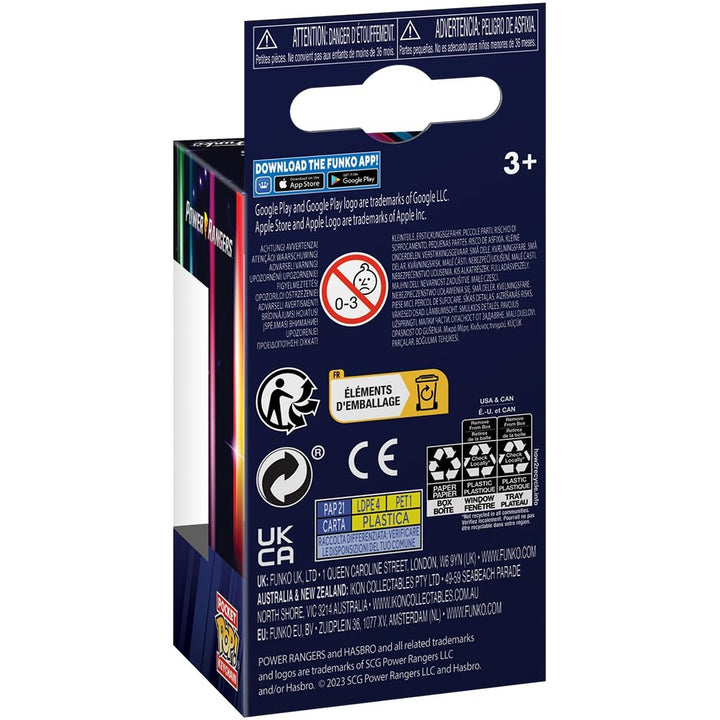 Funko Pocket Pop! Yellow Ranger Key Chain (MMPR 30th Anniversary)