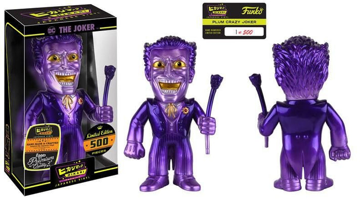 Funko Hikari: Plum Crazy Joker Sofubi Figure LE 500 - Ultra Rare DC Comics