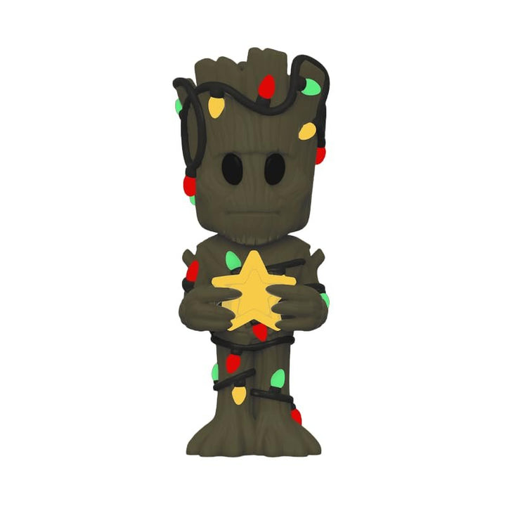 Funko Vinyl Soda: Marvel - Christmas Groot (Chase) Bundled with a Byron's Attic Soda Protector