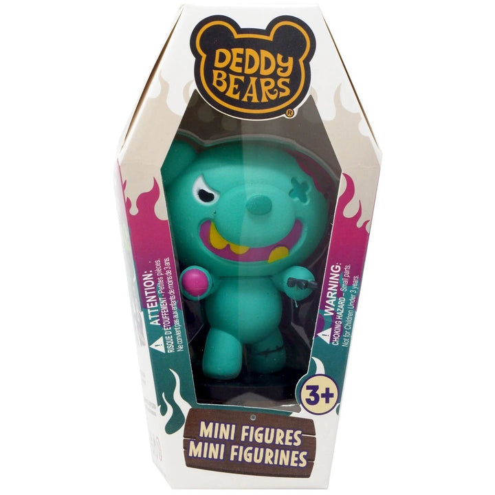 Deddy Bears 3-Inch Mini Figure in Coffin Box | Spooky-Cute Collectible (Pick Your Character)