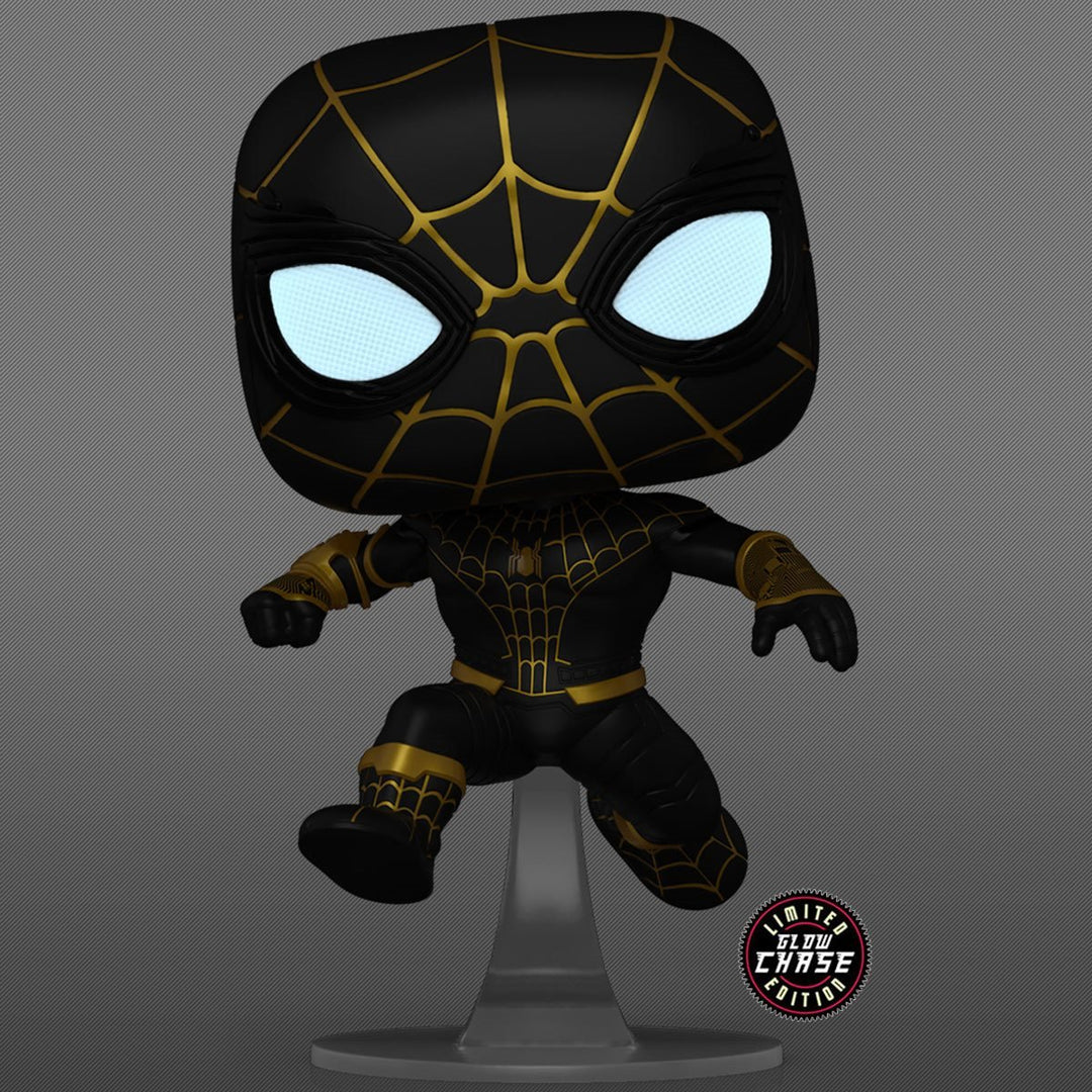 Funko Pop! CHASE: Spider-Man (Masked Black Suit) #1073 GITD - AAA Exclusive