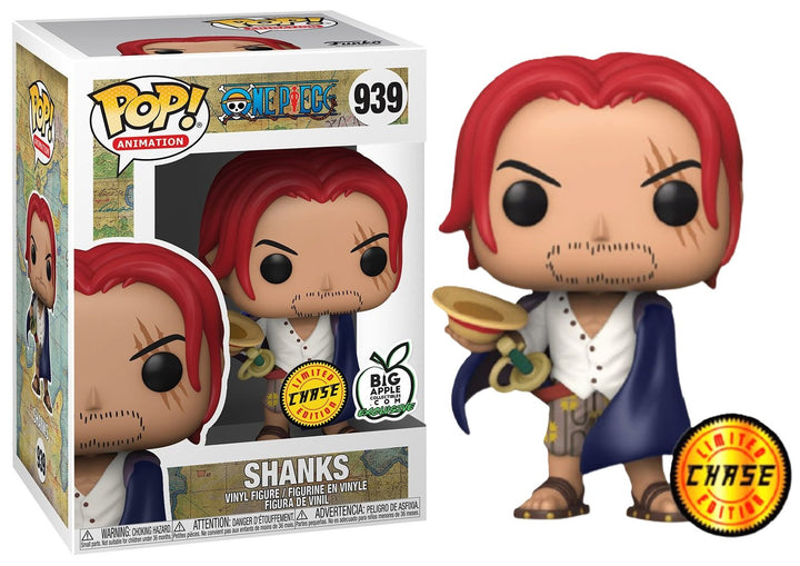 Funko Pop! Animation: One Piece - Shanks Chase Big Apple Collectibles Exclusive