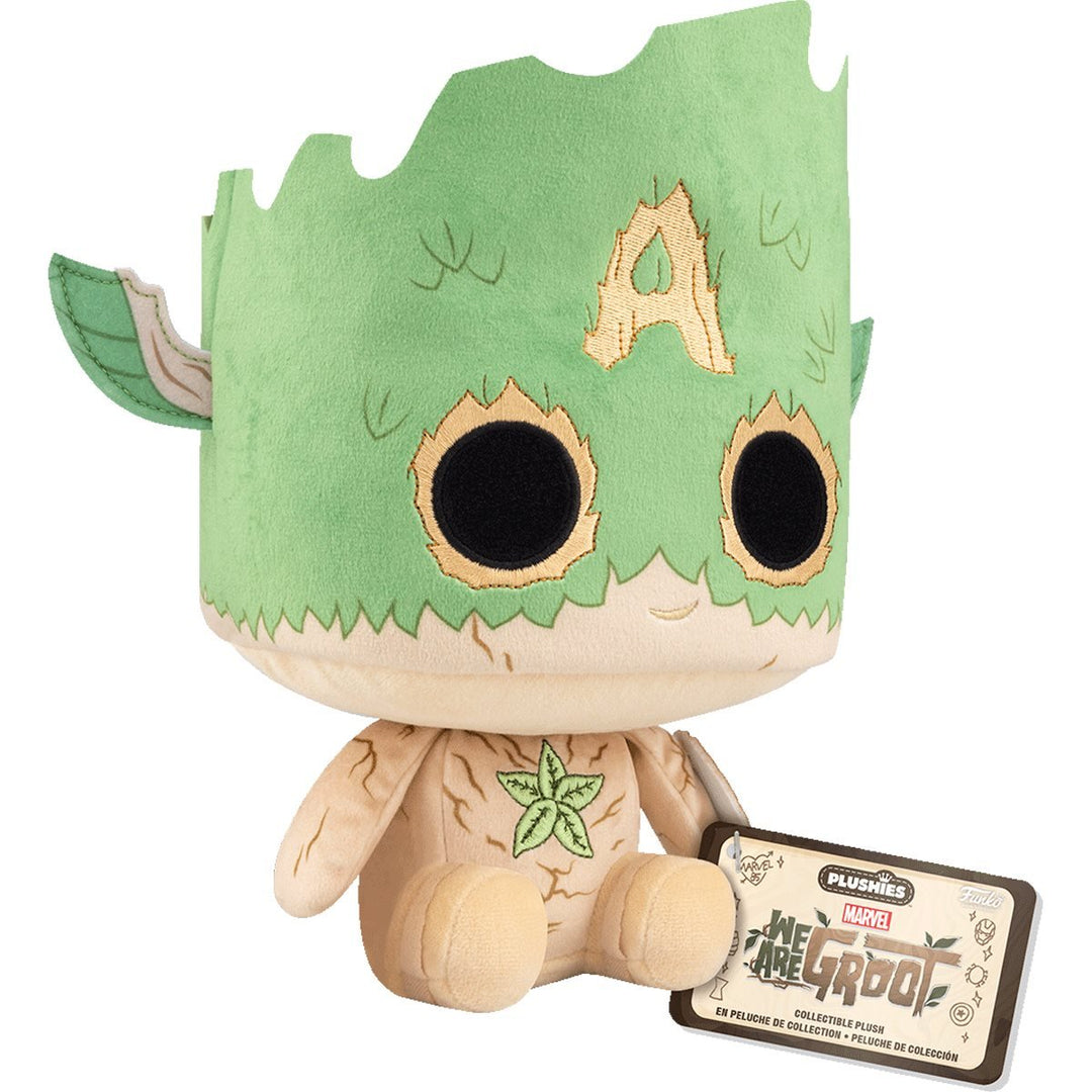 Funko Pop! Plush: Marvel's We Are Groot 85th Anniversary - 7" Groot as Captain America