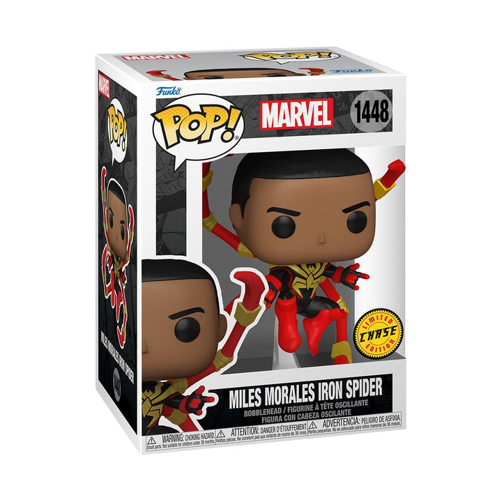 Funko Pop! Marvel: Spider-Man - Miles Morales Iron Spider Chase