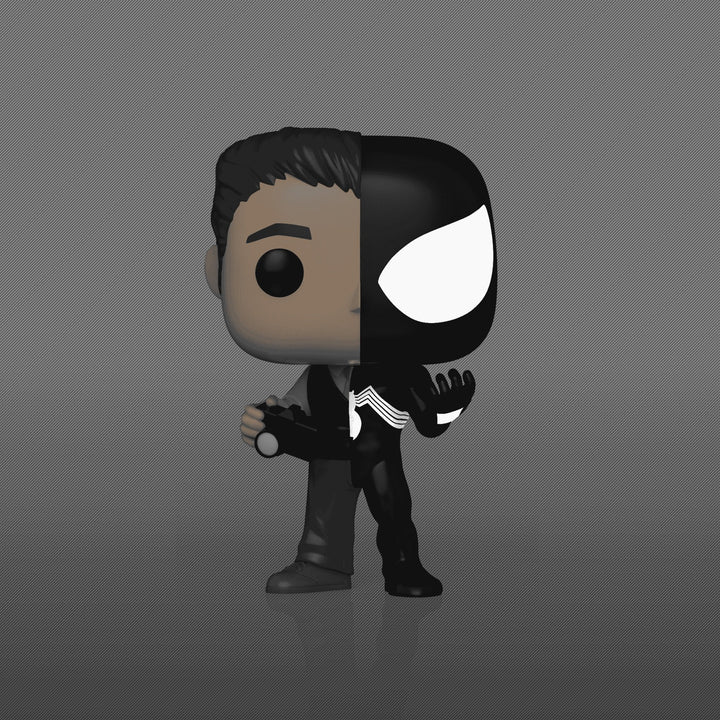Funko Pop! Marvel: Spider-Man - Peter Parker/Symbiote Suit Glow-in-the-Dark Chase Shop Exclusive
