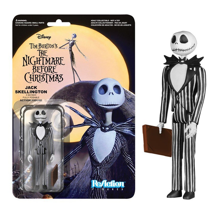 Funko Nightmare Before Christmas Jack Skellington (Random Faces) ReAction Figure