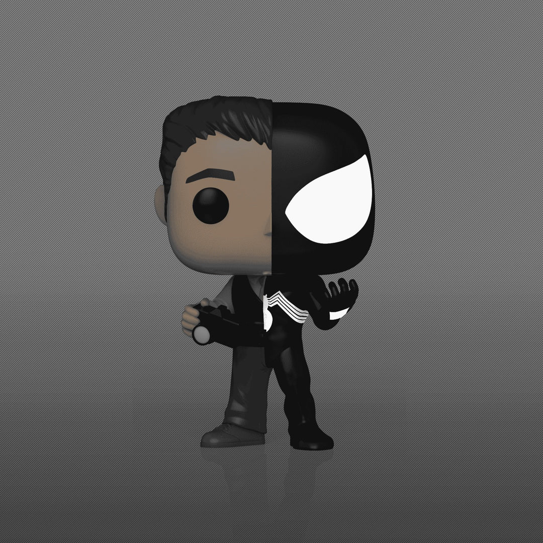 Funko Pop! Marvel: Spider-Man - Peter Parker/Symbiote Suit Glow-in-the-Dark Chase Shop Exclusive