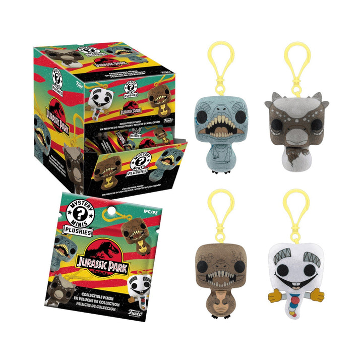 Funko Jurassic Park Mystery Minis Plush Keychain - One Random Blind Box Figure
