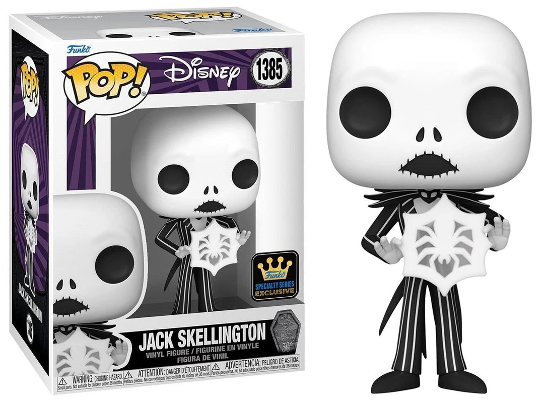 Funko Pop! Disney: Nightmare Before Christmas 30th Anniversary - Jack Skellington with Snowflake #1385 Specialty Series