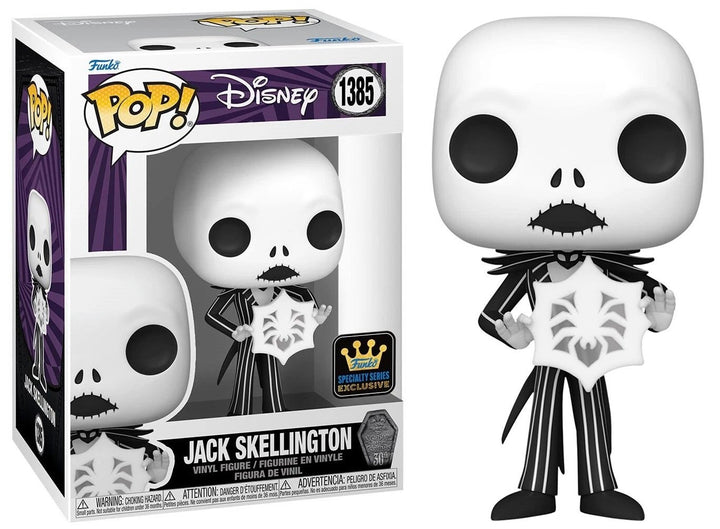 Funko Pop! Disney: Nightmare Before Christmas 30th Anniversary - Jack Skellington with Snowflake #1385 Specialty Series
