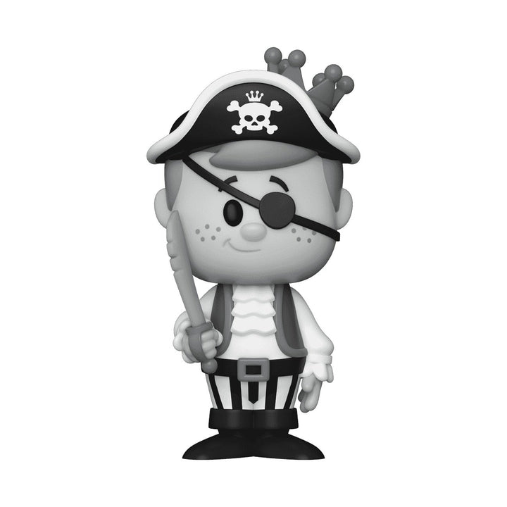 Funko Vinyl Soda: Freddy Funko - Pirate Freddy Black & White Sealed Can Shop Exclusive