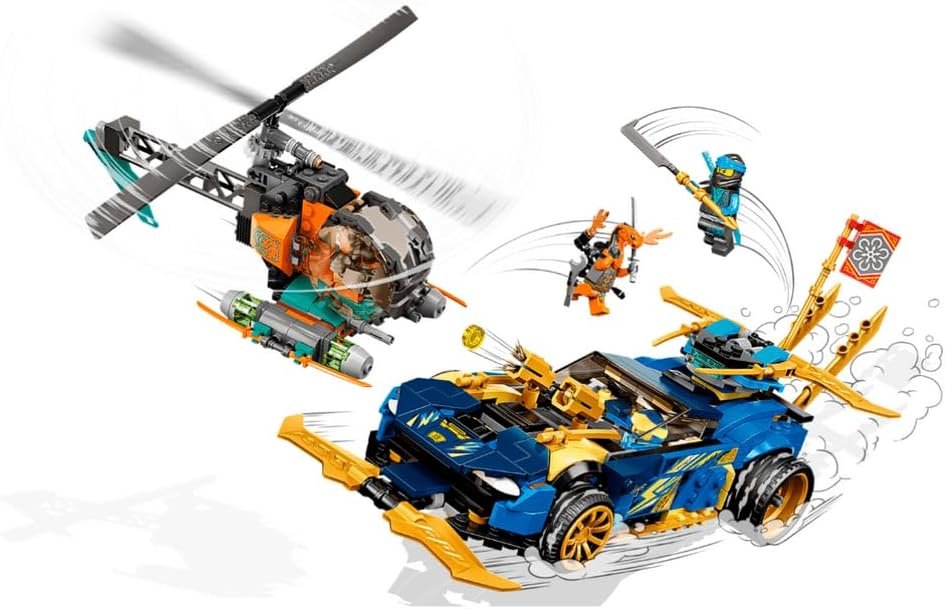 Lego Ninjago Jay and NYA’s Race Car EVO 71776 Building Kit (536 Pieces)
