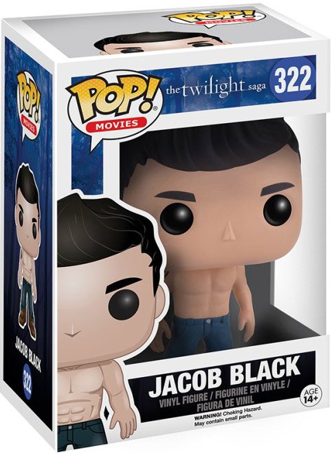 Funko Pop! Jacob Black Shirtless #322 Vaulted Twilight Saga