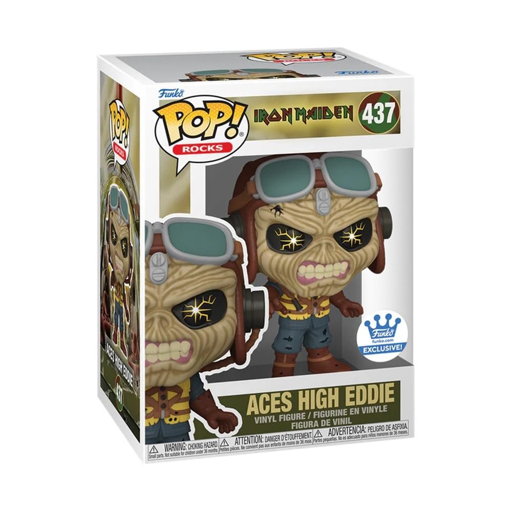 Funko Pop! Rocks: Iron Maiden - Aces High Eddie Shop Exclusive