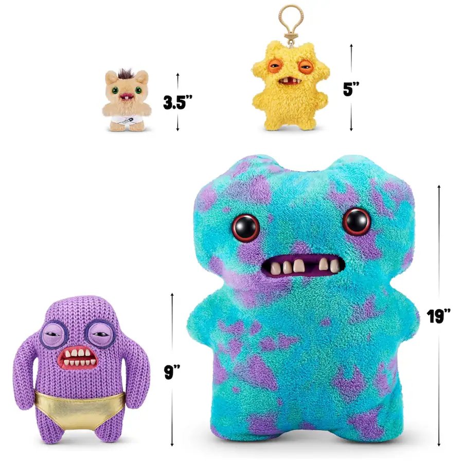 Zuru Fuggler: Gold Fuggs 9" Funny Ugly Monster Plush | Choose Your Character