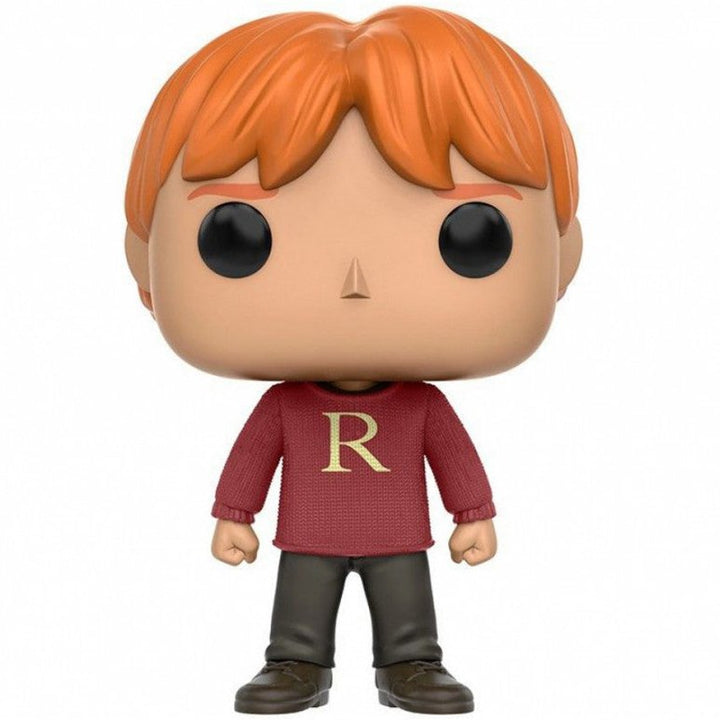 Funko Pop! Ron Weasley #28 in "R" Sweater Vinyl Figure (Vaulted)