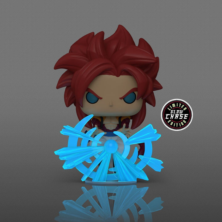 Funko Pop! Animation: Dragon Ball GT - Super Saiyan 4 Gogeta #2074 CHASE Glow in the Dark with Energy Blast