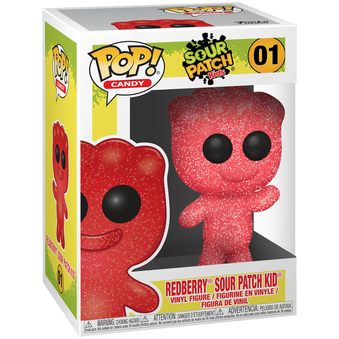 Funko Pop! Candy: Sour Patch Kids Vinyl Figures - Red, Blue, Orange, & Lemon