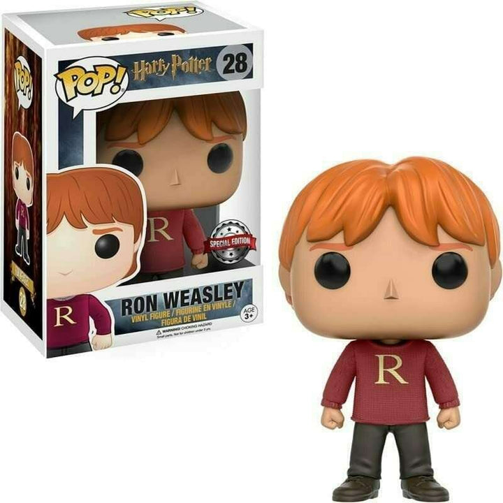 Funko POP! Movies: Harry Potter - Ron Weasley Sweater Exclusive