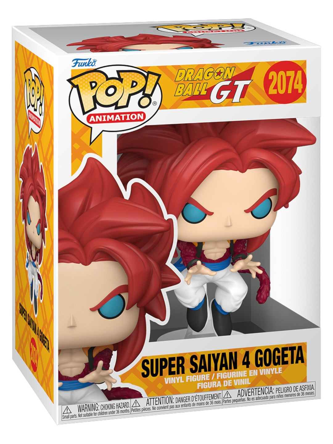 Funko Pop! Animation: Dragon Ball GT - Super Saiyan 4 Gogeta #2074 Vinyl Figure | SS4 Gogeta Saiyan Warrior