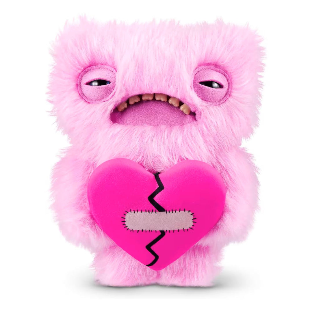 Zuru Fuggler Love Fugg 9" Plush | Funny Ugly Monster | Refresh Red & Pink Variations | Heart-Holding Collectible with Human-Like Teeth