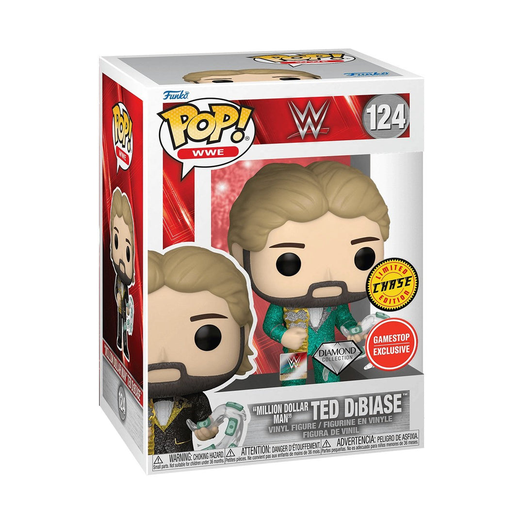 Funko Pop! WWE: Million Dollar Man Ted DiBiase (Diamond) GameStop Exclusive Chase