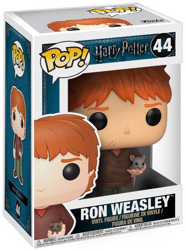 Funko POP! Movies: Harry Potter - Ron Weasley with Scabbers