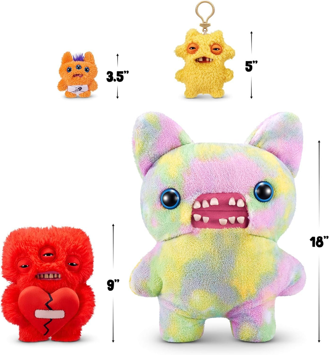 Zuru Fuggler Love Fugg 9" Plush | Funny Ugly Monster | Refresh Red & Pink Variations | Heart-Holding Collectible with Human-Like Teeth