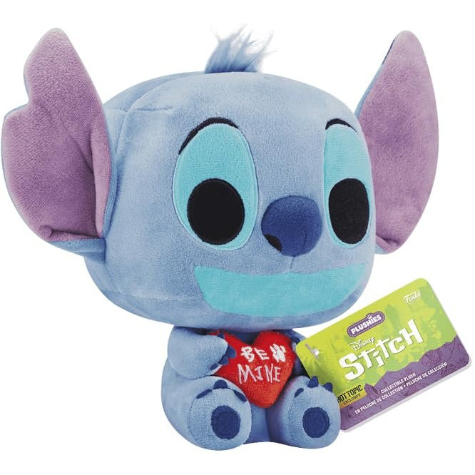 Funko Disney 7-Inch Stitch "Be Mine" Heart Plush | Lilo & Stitch Valentine's Gift