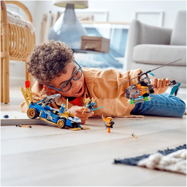 Lego Ninjago Jay and NYA’s Race Car EVO 71776 Building Kit (536 Pieces)