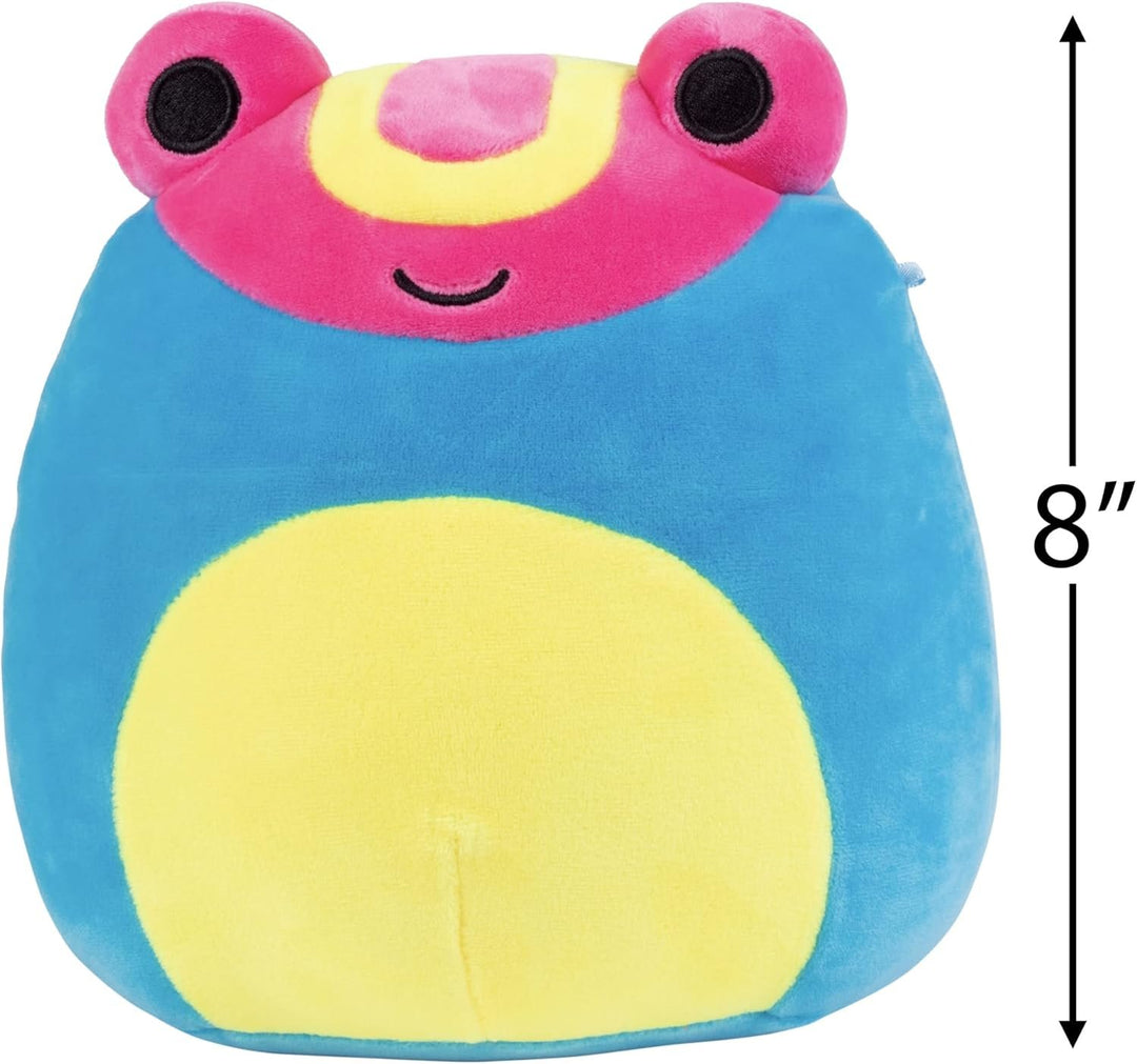 Squishmallows Blacklight Squad Wamina the Blue Frog 8" Plush