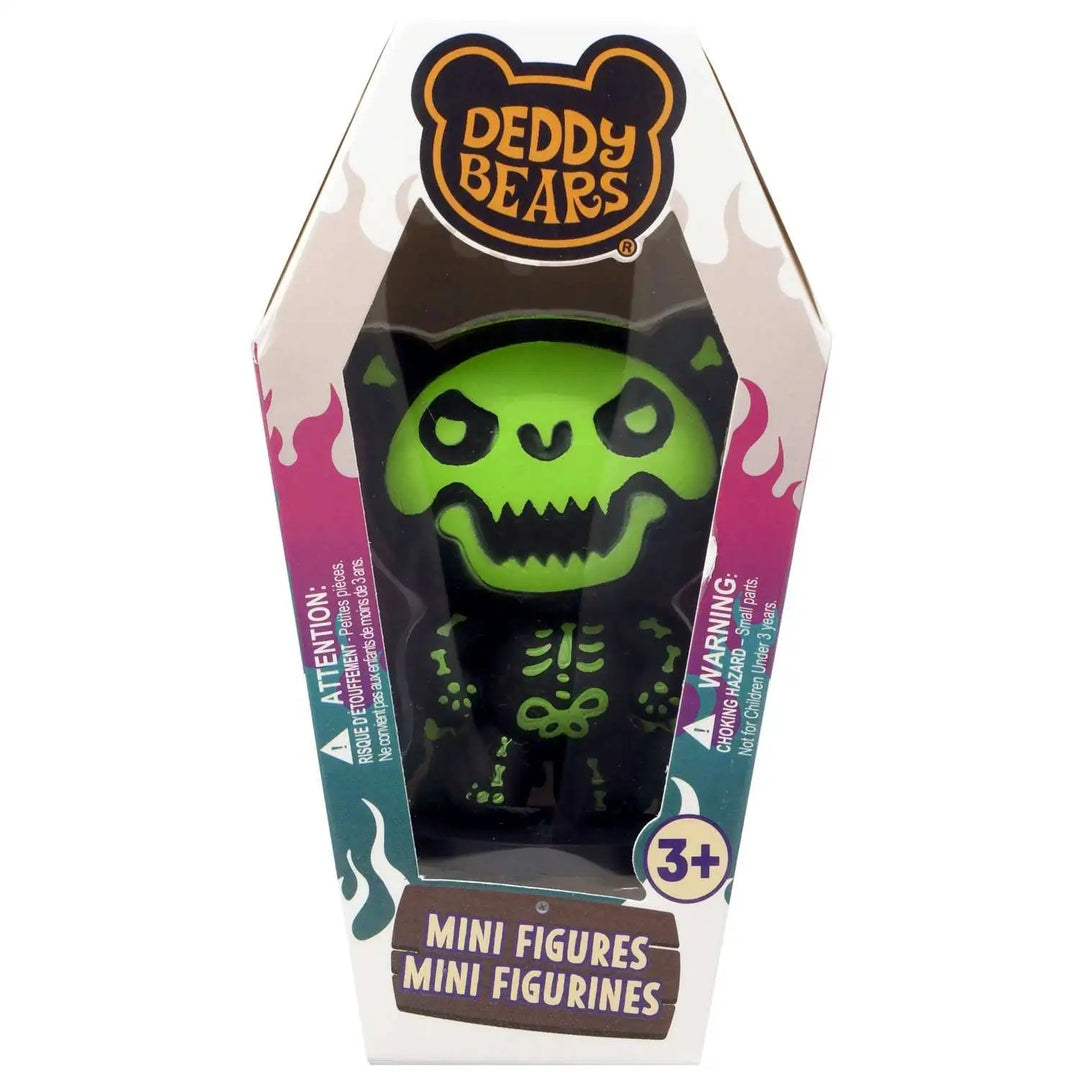 Deddy Bears 3-Inch Mini Figure in Coffin Box | Spooky-Cute Collectible (Pick Your Character)