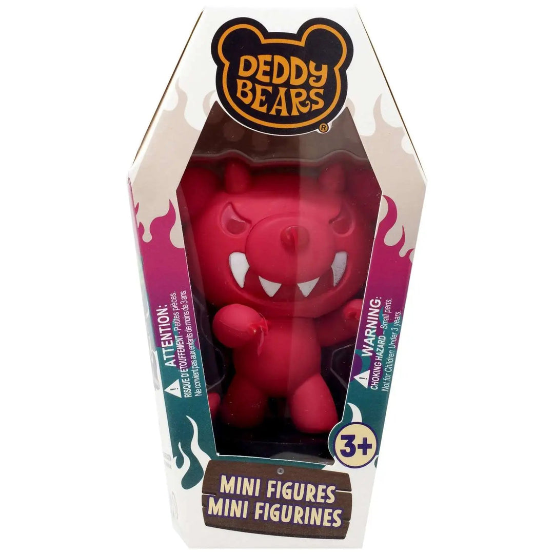 Deddy Bears 3-Inch Mini Figure in Coffin Box | Spooky-Cute Collectible (Pick Your Character)