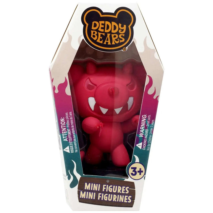 Deddy Bears 3-Inch Mini Figure in Coffin Box | Spooky-Cute Collectible (Pick Your Character)