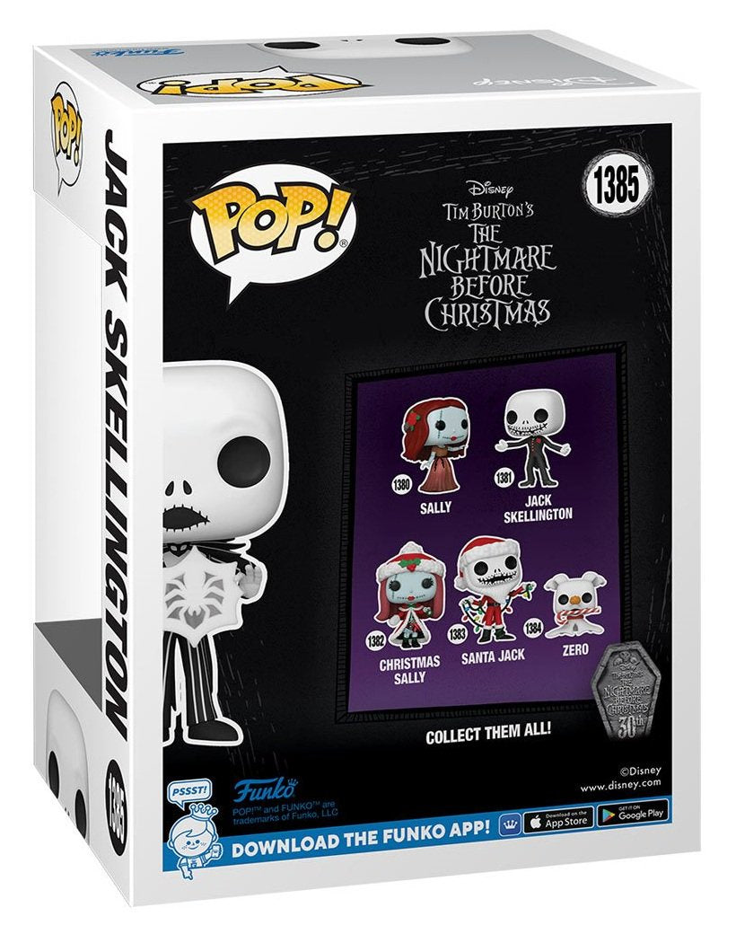 Funko Pop! Disney: Nightmare Before Christmas 30th Anniversary - Jack Skellington with Snowflake #1385 Specialty Series