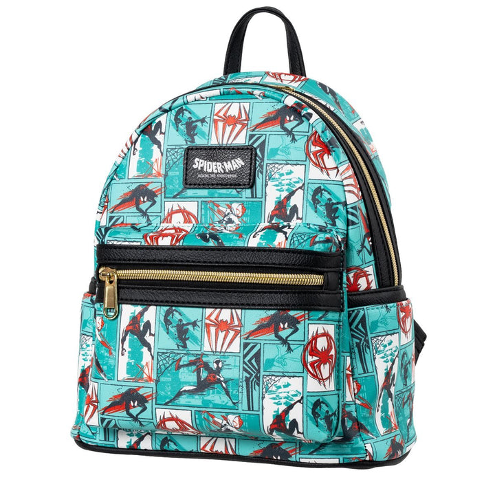 Loungefly Marvel: Spider-Man Across the Spider-Verse Comic Strip Mini-Backpack