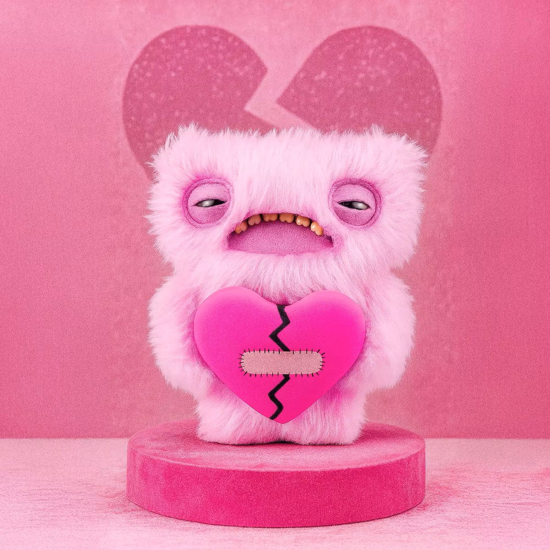 Zuru Fuggler Love Fugg 9" Plush | Funny Ugly Monster | Refresh Red & Pink Variations | Heart-Holding Collectible with Human-Like Teeth