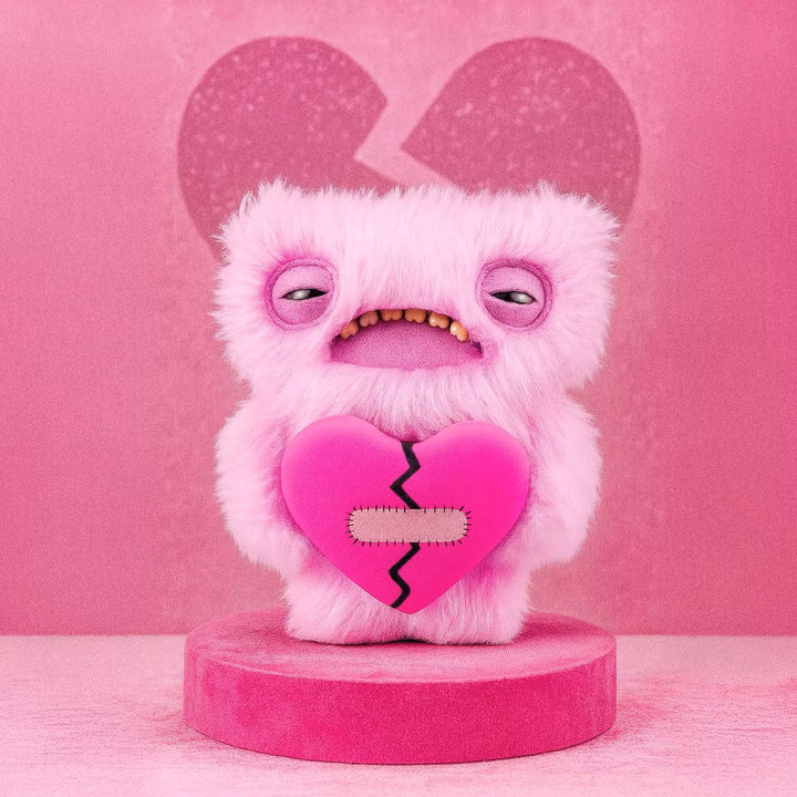 Zuru Fuggler Love Fugg 9" Plush | Funny Ugly Monster | Refresh Red & Pink Variations | Heart-Holding Collectible with Human-Like Teeth