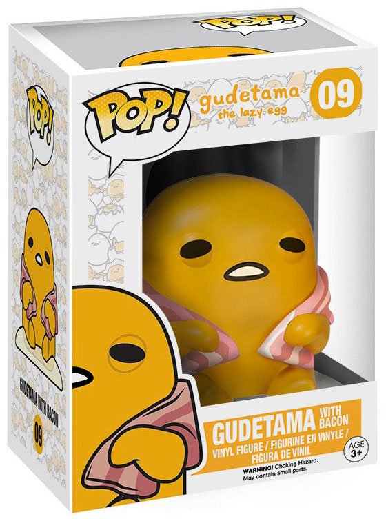 Funko POP! Sanrio: Gudetama - Gudetama with Bacon Vinyl Figure