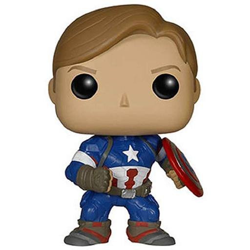 Funko POP! Marvel: Avengers Age of Ultron - Captain America Unmasked Exclusive Vinyl Figure