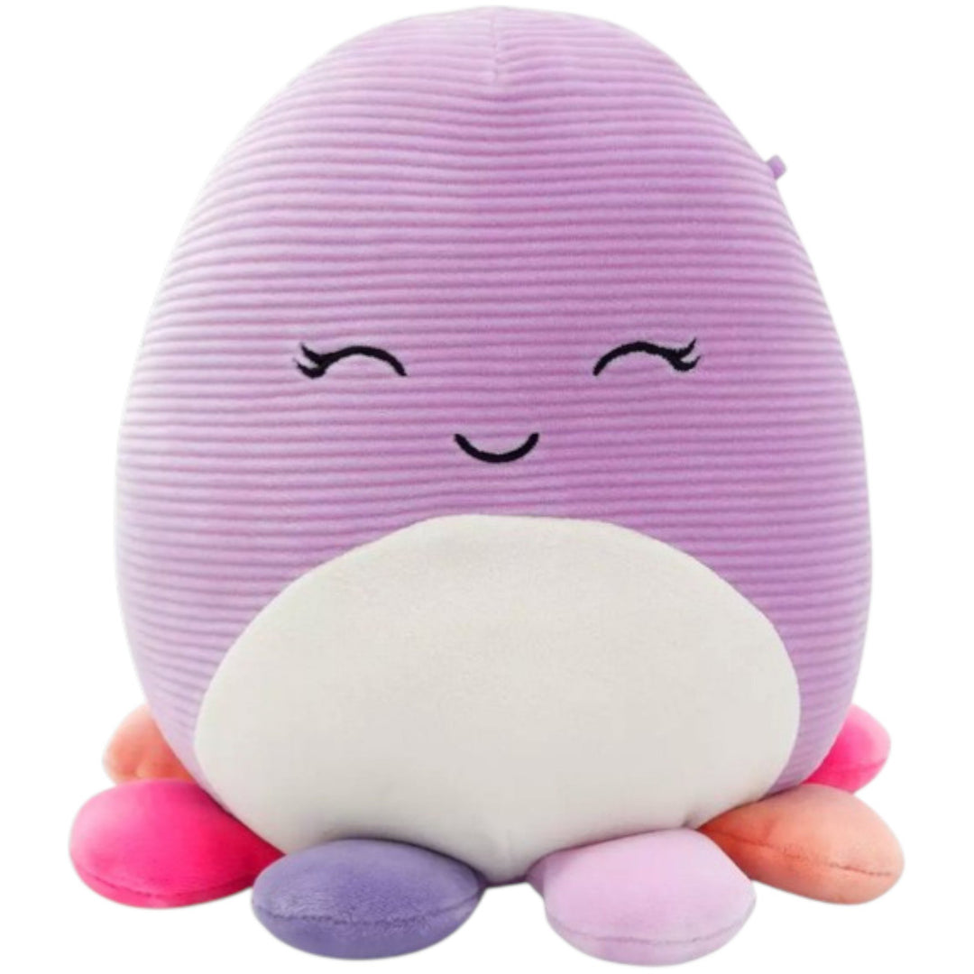 Squishmallows Official Kellytoy 8 Inch Squishy Soft Plush Toy Corduroy Sea Squad Beula The Octopus