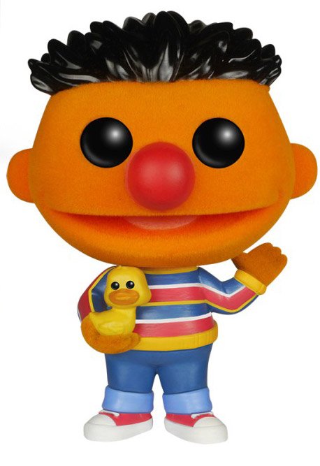 Funko POP! Sesame Street - Ernie Exclusive Flocked Vinyl Figure