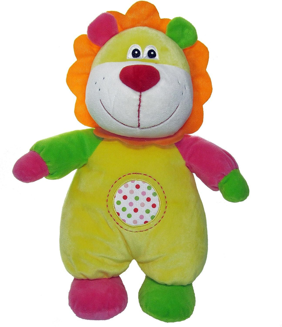Calplush Baby World Colorful Lion Plush Animal Toy