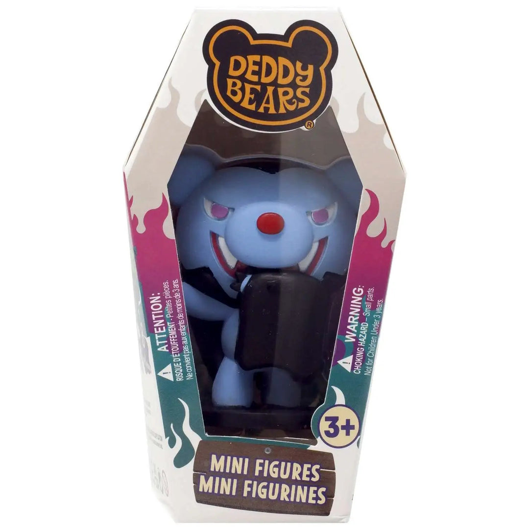 Deddy Bears 3-Inch Mini Figure in Coffin Box | Spooky-Cute Collectible (Pick Your Character)