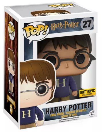 Funko POP! Movies: Harry Potter - Harry Potter Sweater Exclusive