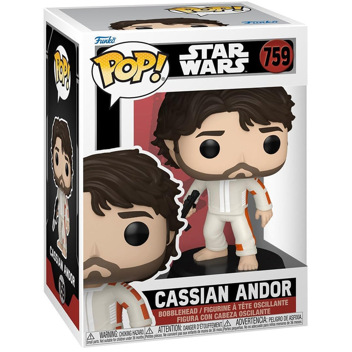 Funko Pop! Star Wars: Andor - Cassian Andor Vinyl Figure #759 | Collectible